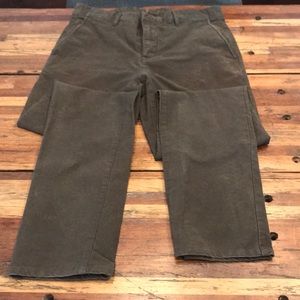 SuitSupply Olive Green Chinos